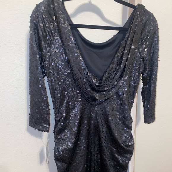 Black bridesmaid/formal event dress - Picture 5 of 8